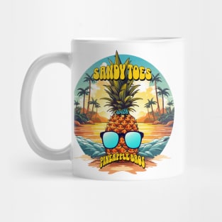 Sandy Toes With Pineapple Bros Mug